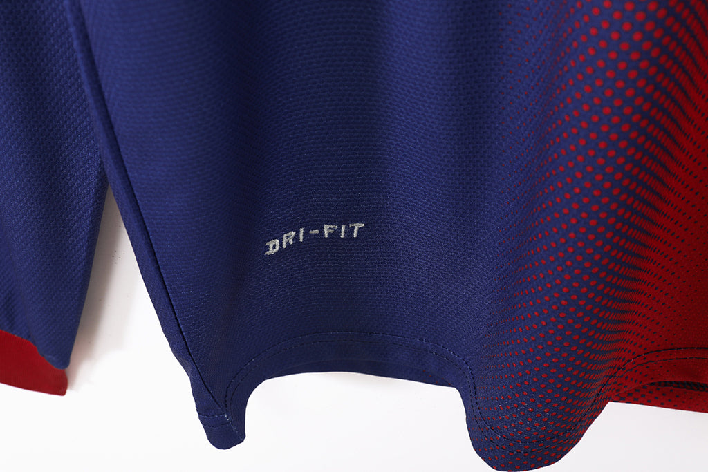 12/13 Barcelona Long Sleeve Home Retro Jersey