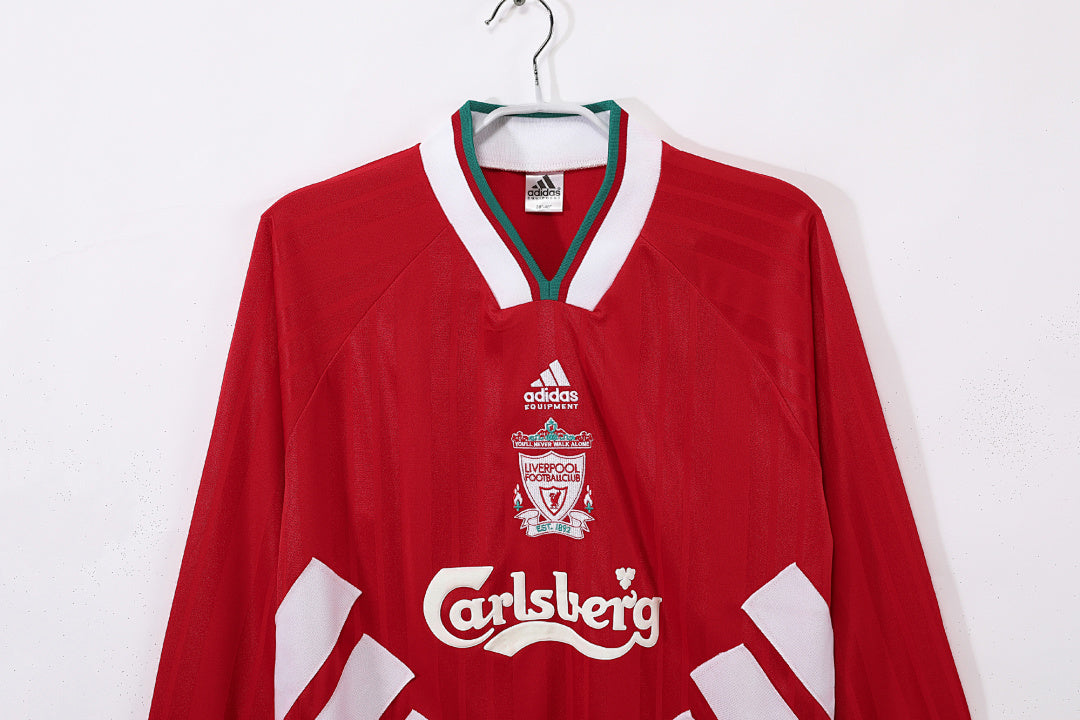 93/95 Liverpool Long Sleeve Home Retro Jersey