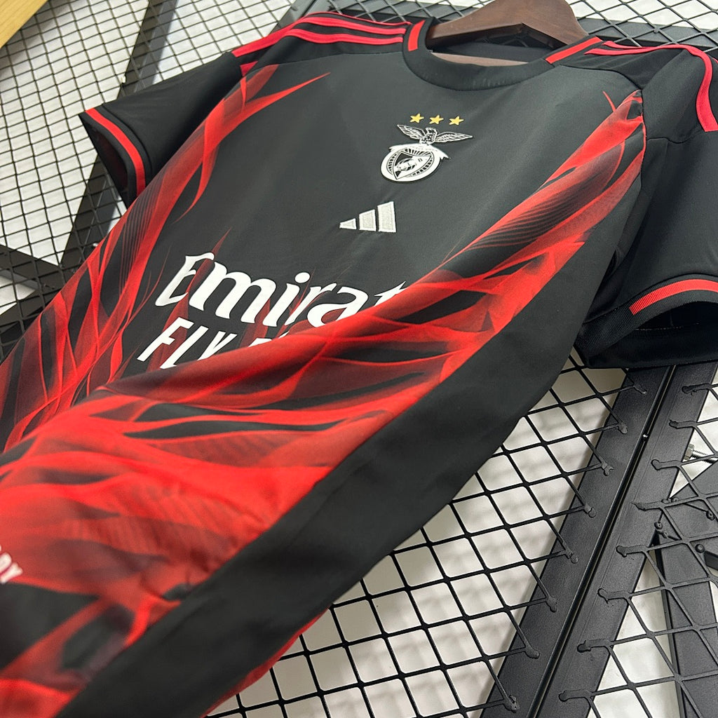 25/26 Benfica Black Red Flames Special Jersey
