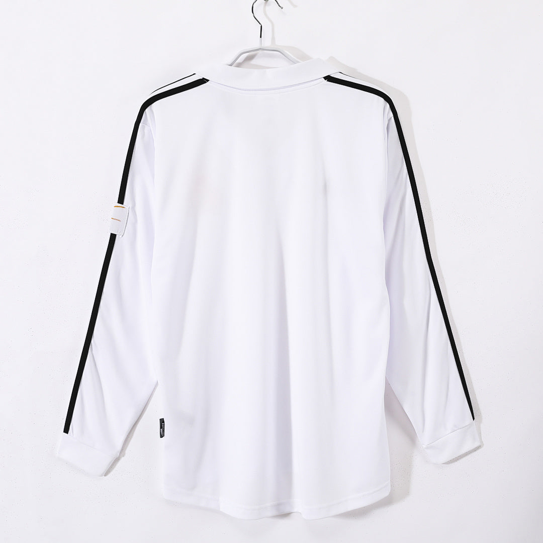 02/03 Real Madrid Long Sleeve Home Retro Jersey