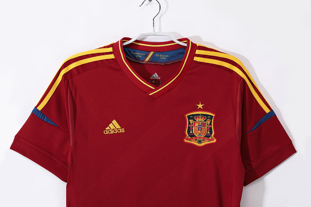 2012 Spain Home Retro Jersey