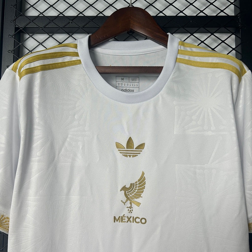 2025 Mexico White Gold Special Jersey