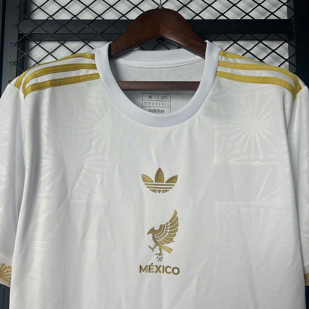 2025 Mexico White Gold Special Jersey