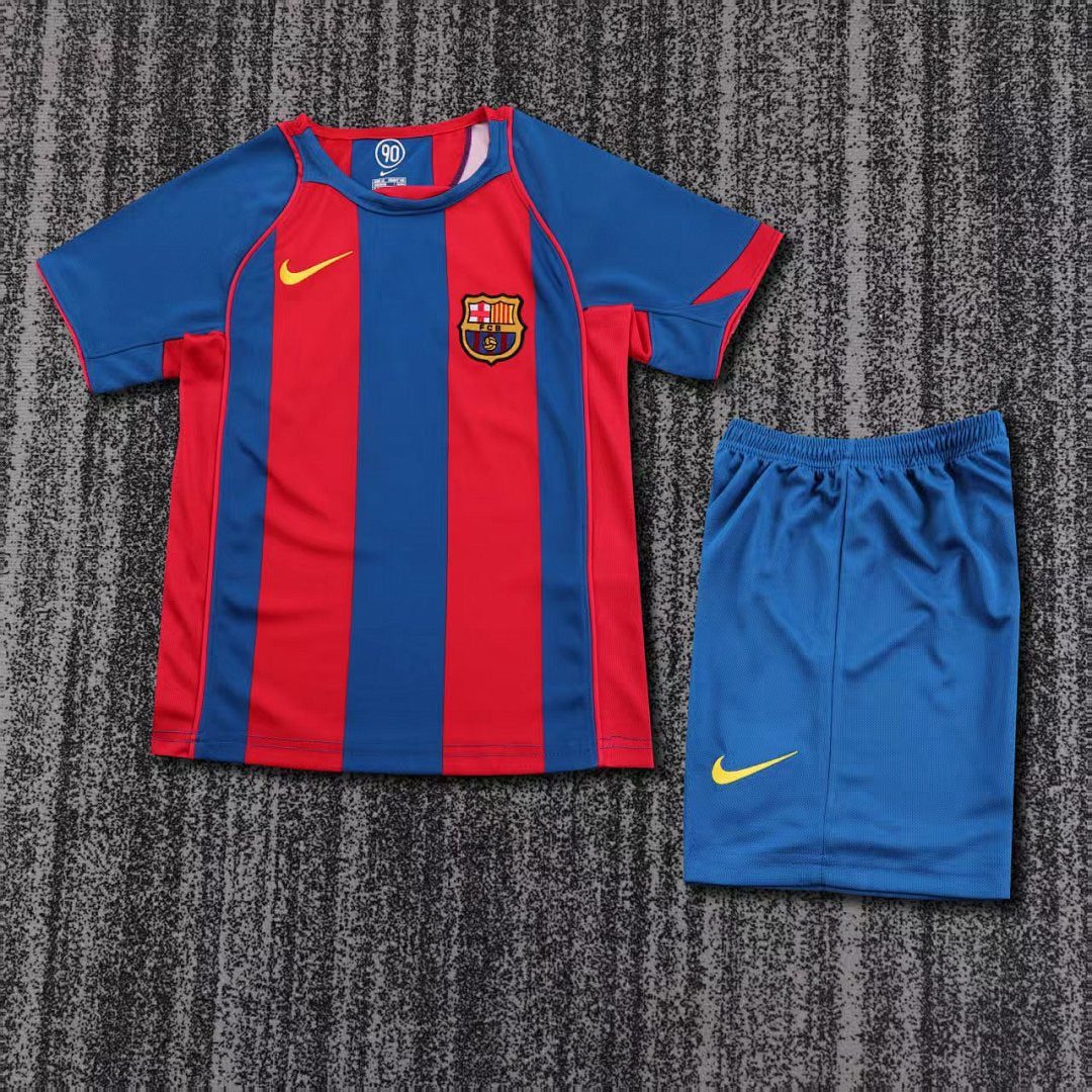04/05 Barcelona Home Retro Kids Jersey