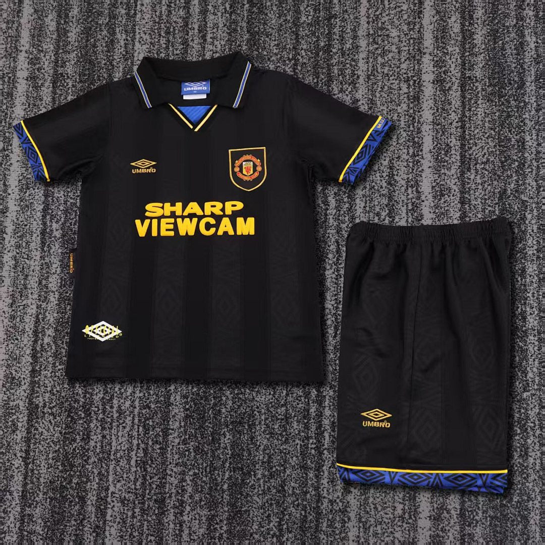 93/94 Manchester United Away Retro Kids Jersey