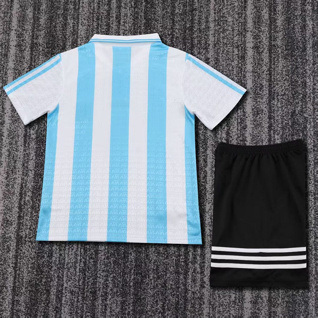1994 Argentina Home Retro Kids Jersey