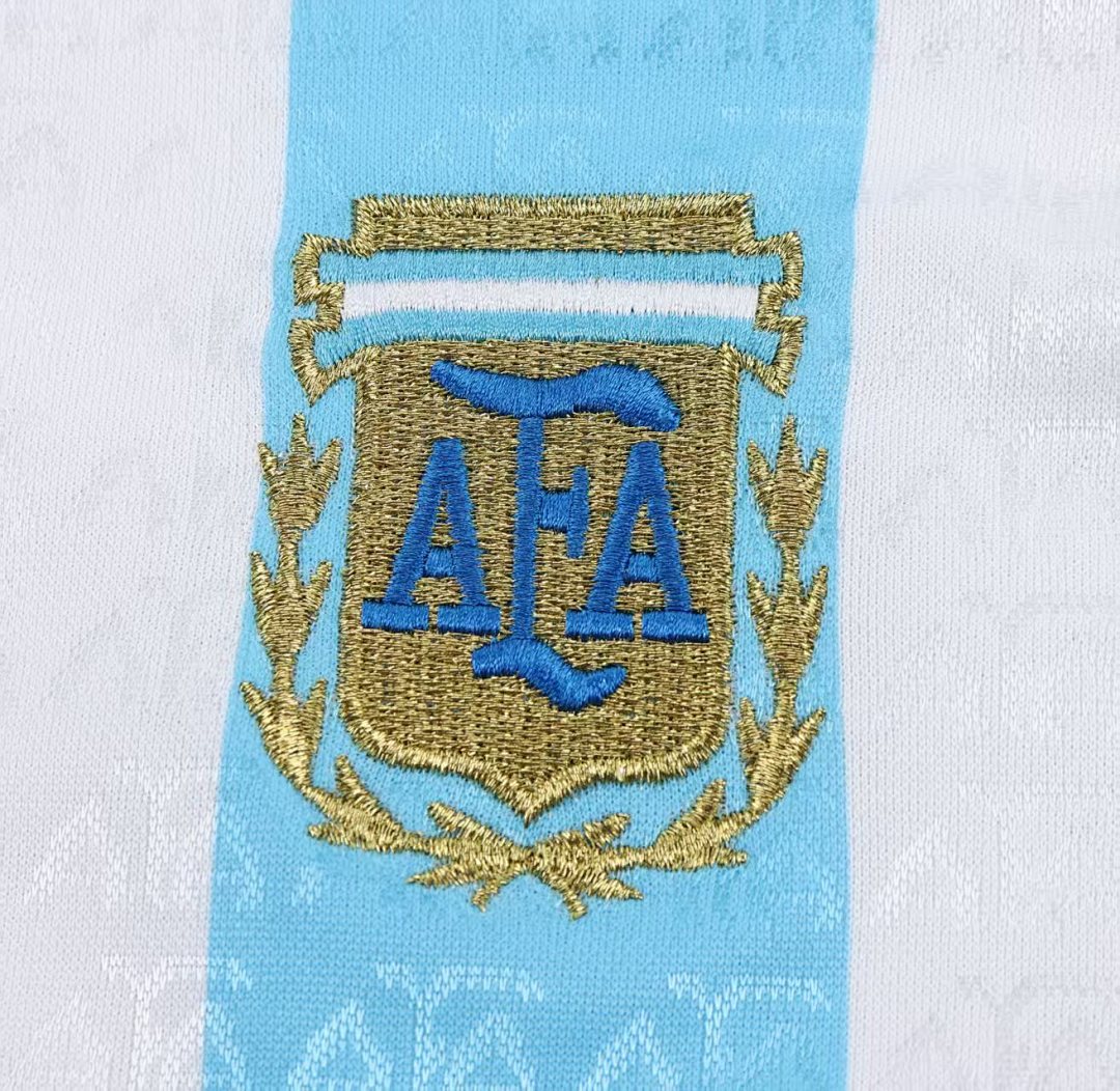1994 Argentina Home Retro Kids Jersey