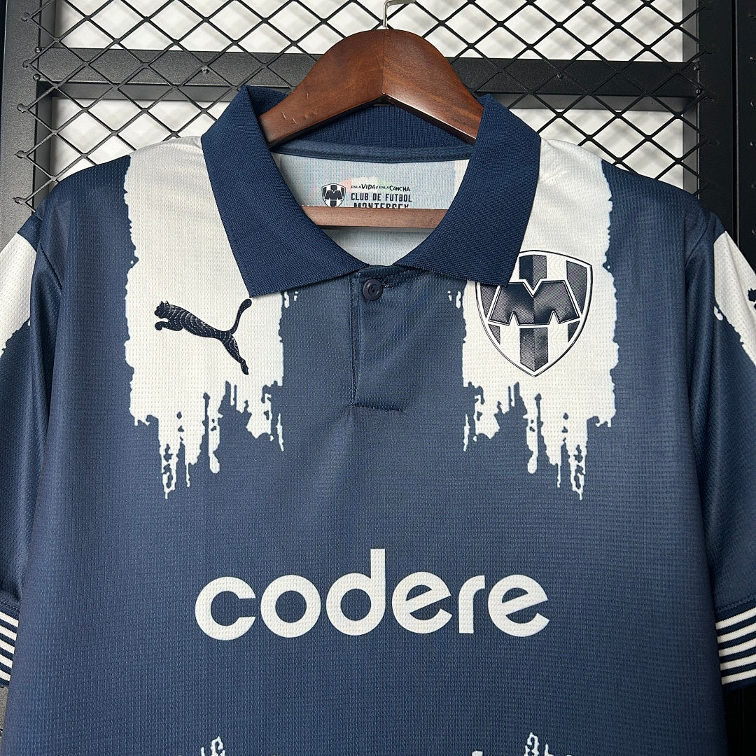 25/26 Monterrey Navy White Special Jersey