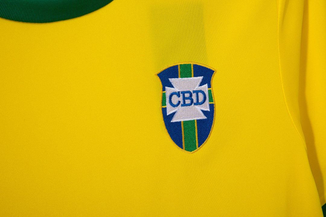 1970 Brazil Home Retro Jersey
