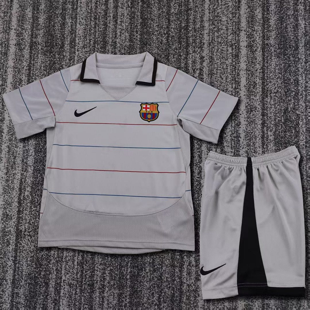 03/04 Barcelona Away Retro Kids Jersey