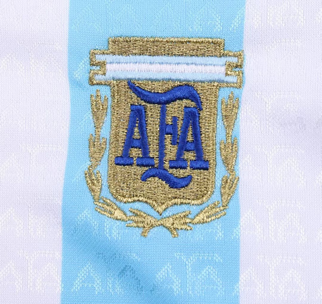 1996 Argentina Home Retro Kids Jersey