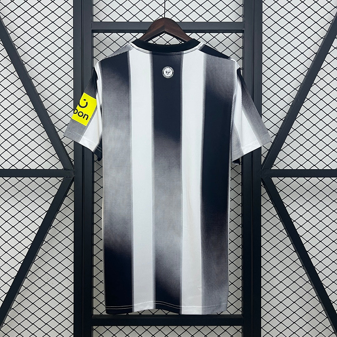 25/26 Newcastle Black White Halftone Special Jersey