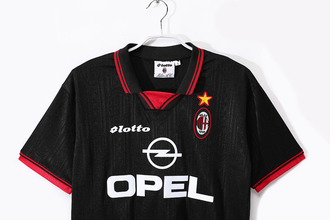 97/98 AC Milan Black Away Retro Jersey