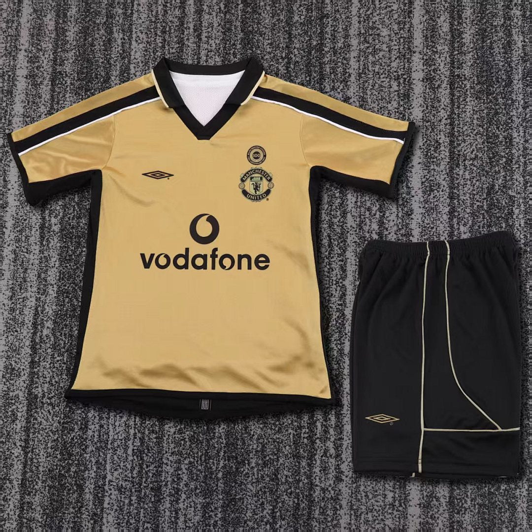 01/02 Manchester United Centenary Special Retro Kids Jersey