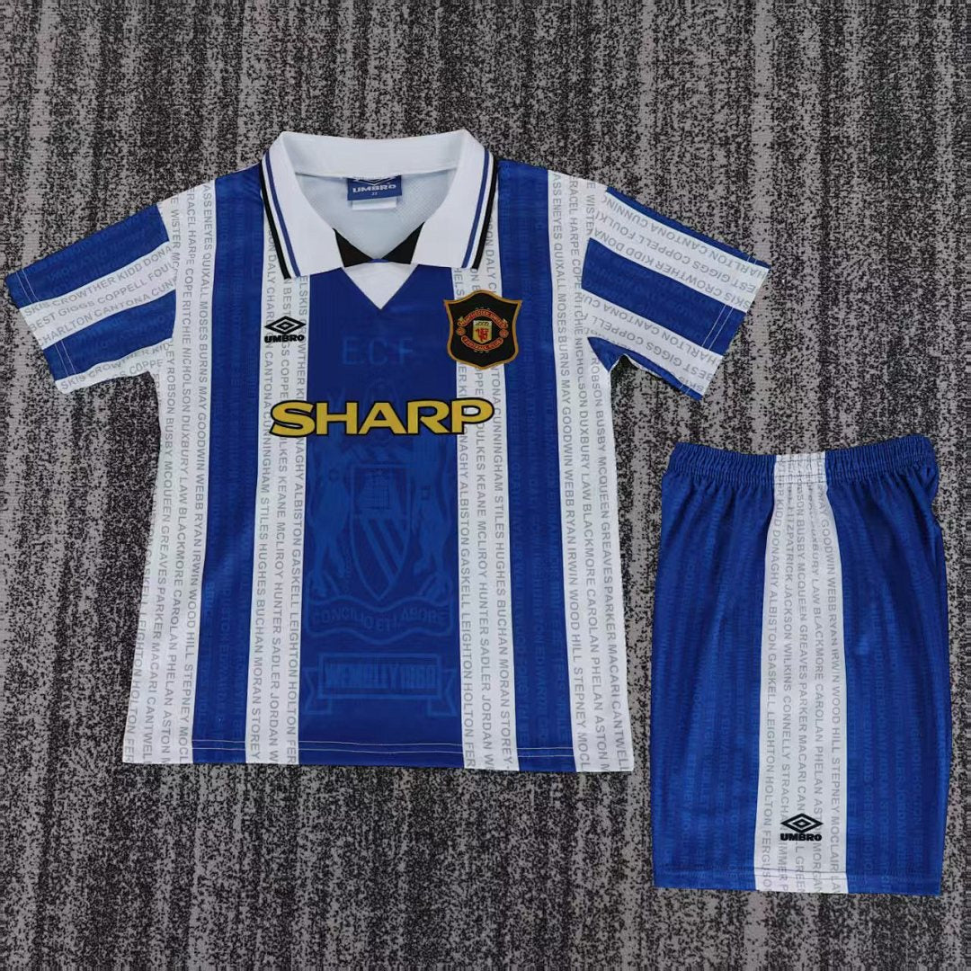 94/96 Manchester United Third Retro Kids Jersey