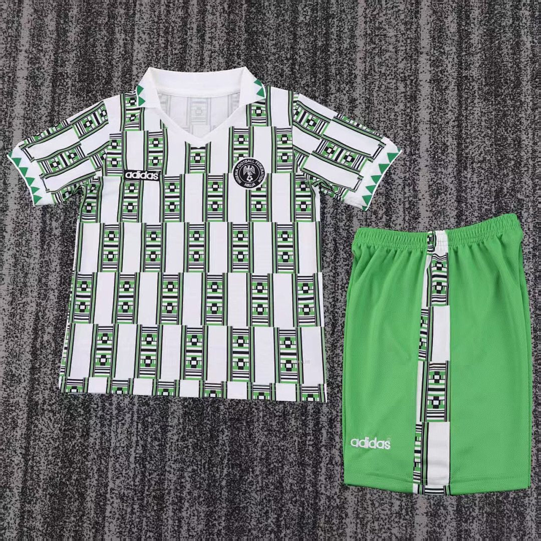 1994 Nigeria Away Retro Kids Jersey