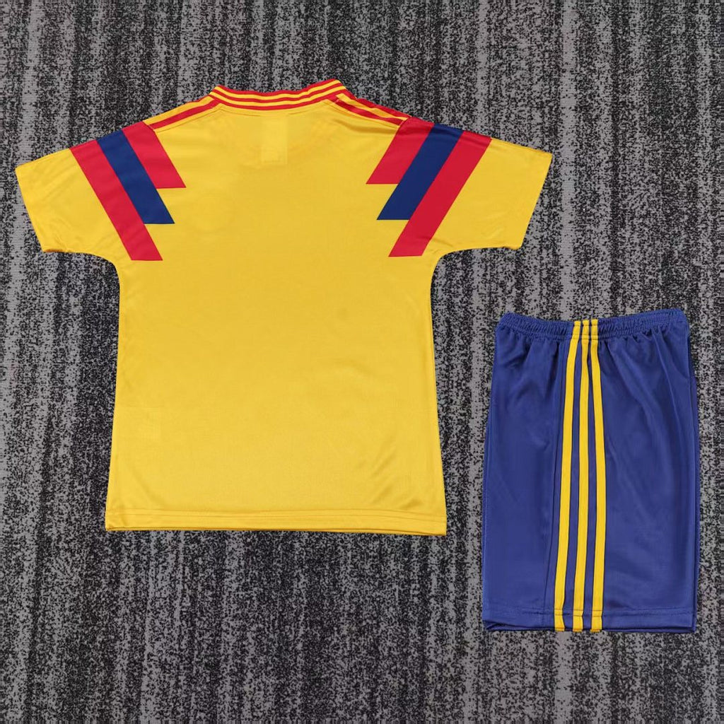 1990 Colombia Home Retro Kids Jersey