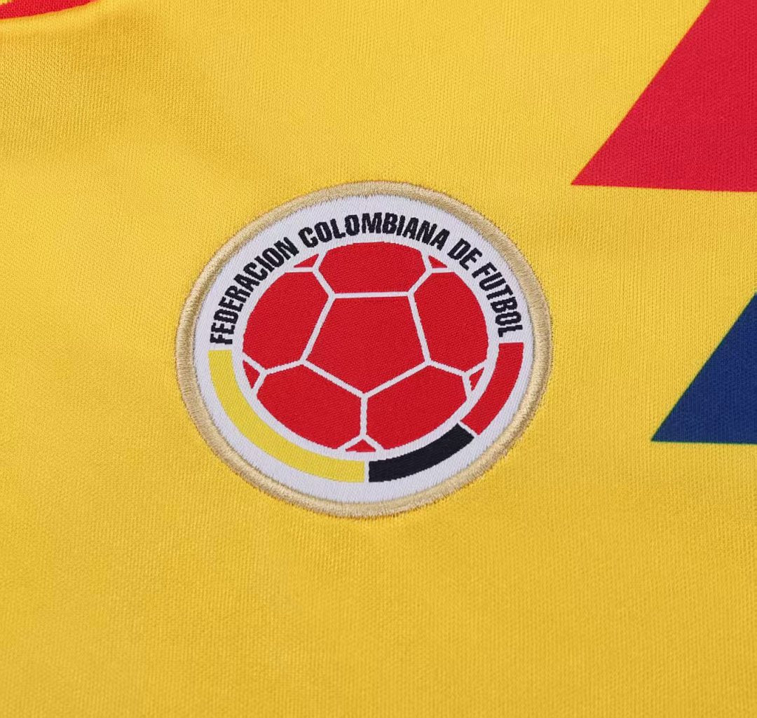 1990 Colombia Home Retro Kids Jersey