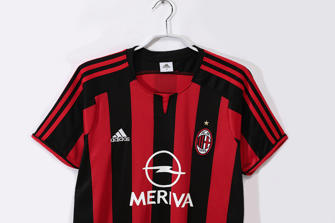 03/04 AC Milan Home Retro Jersey