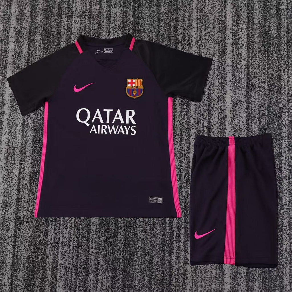16/17 Barcelona Away Retro Kids Jersey