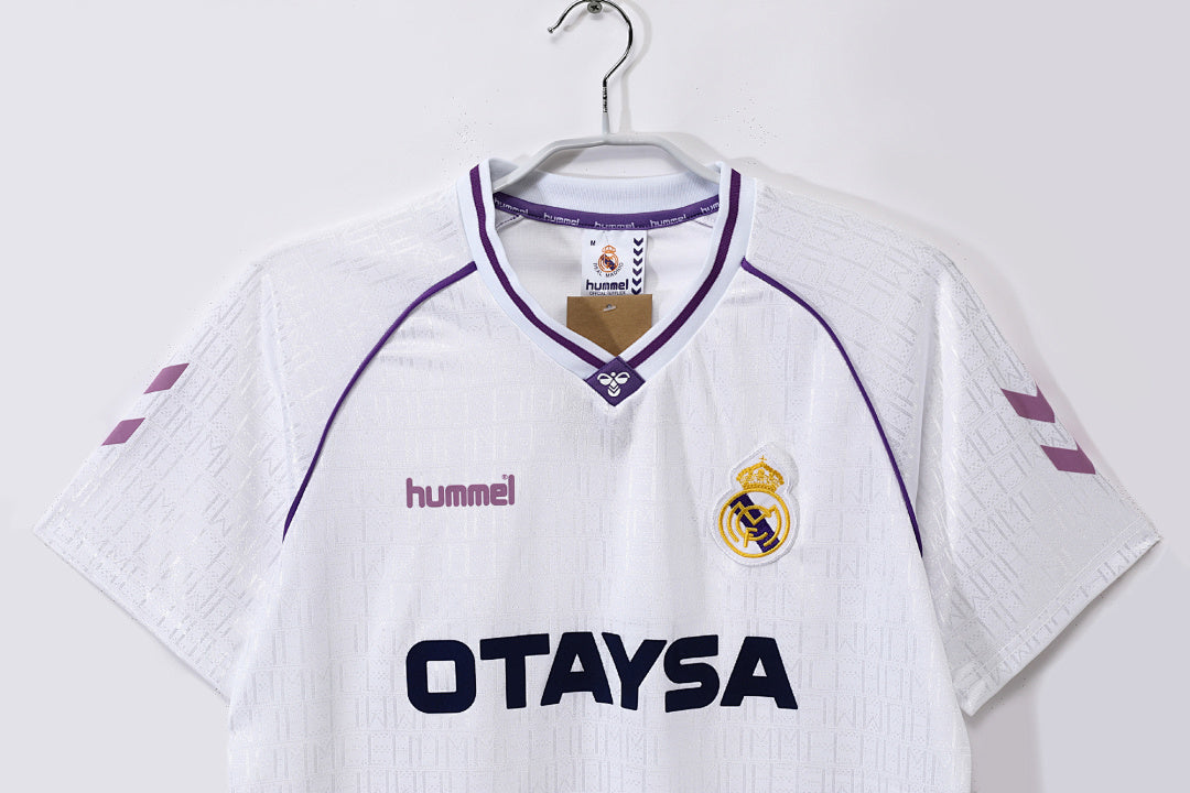 90/92 Real Madrid Home Retro Jersey