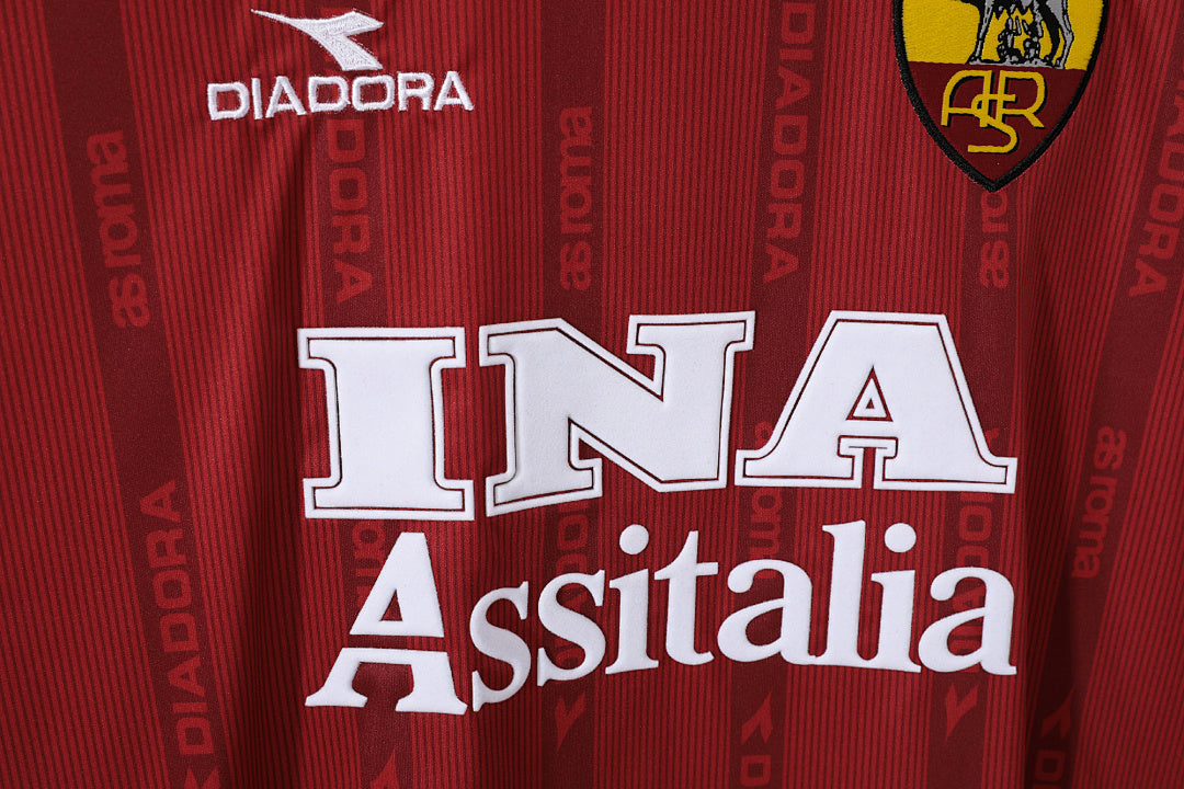 99/00 Roma Home Retro Jersey
