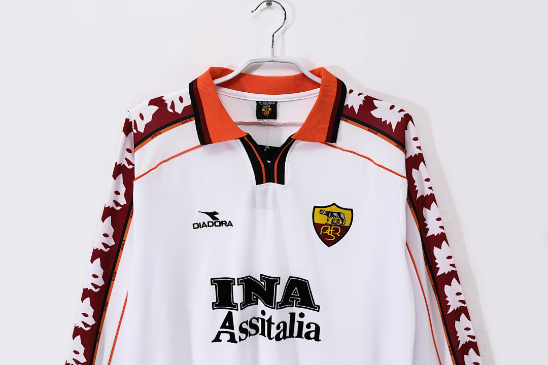 98/99 Roma Long Sleeve Away Retro Jersey