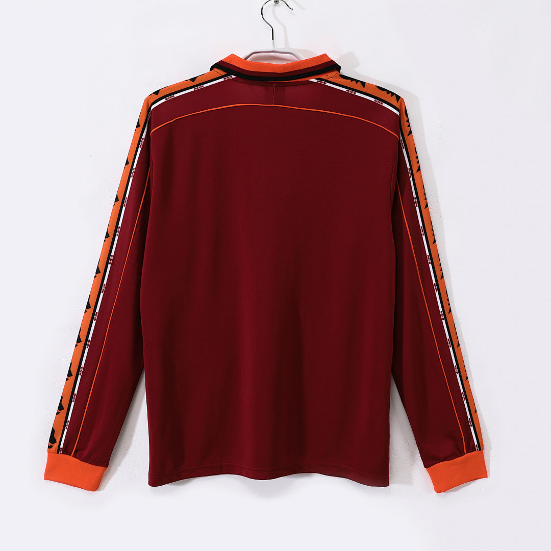 98/99 Roma Long Sleeve Home Retro Jersey