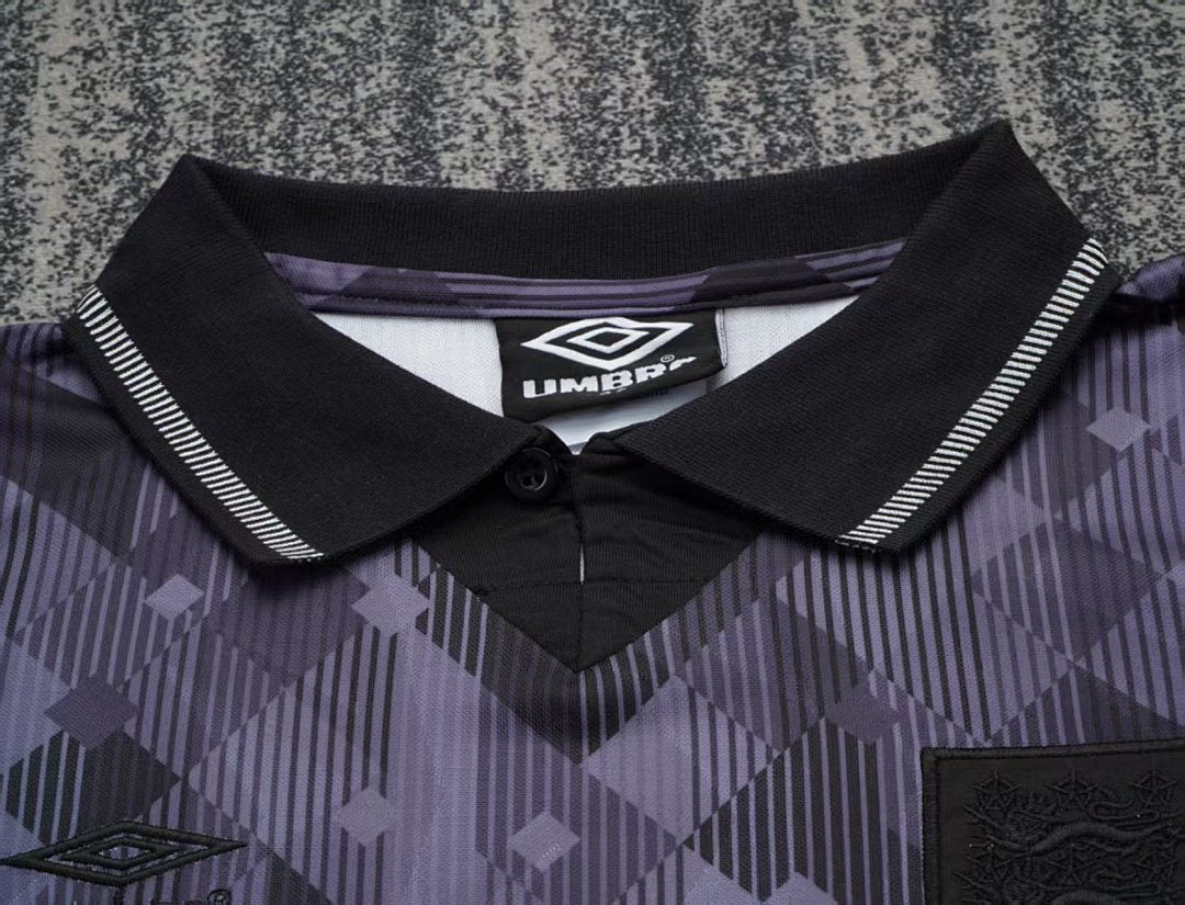 1990 England Purple Special Retro Kids Jersey