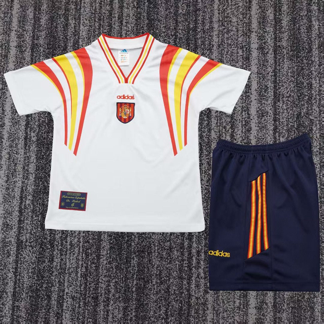1996 Spain Third Retro Kids Jersey