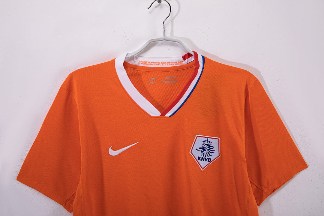 2008 Netherlands Home Retro Jersey