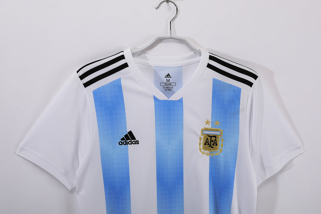 2018 Argentina Home Retro Jersey
