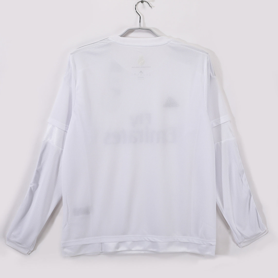 15/16 Real Madrid Long Sleeve Home Retro Jersey