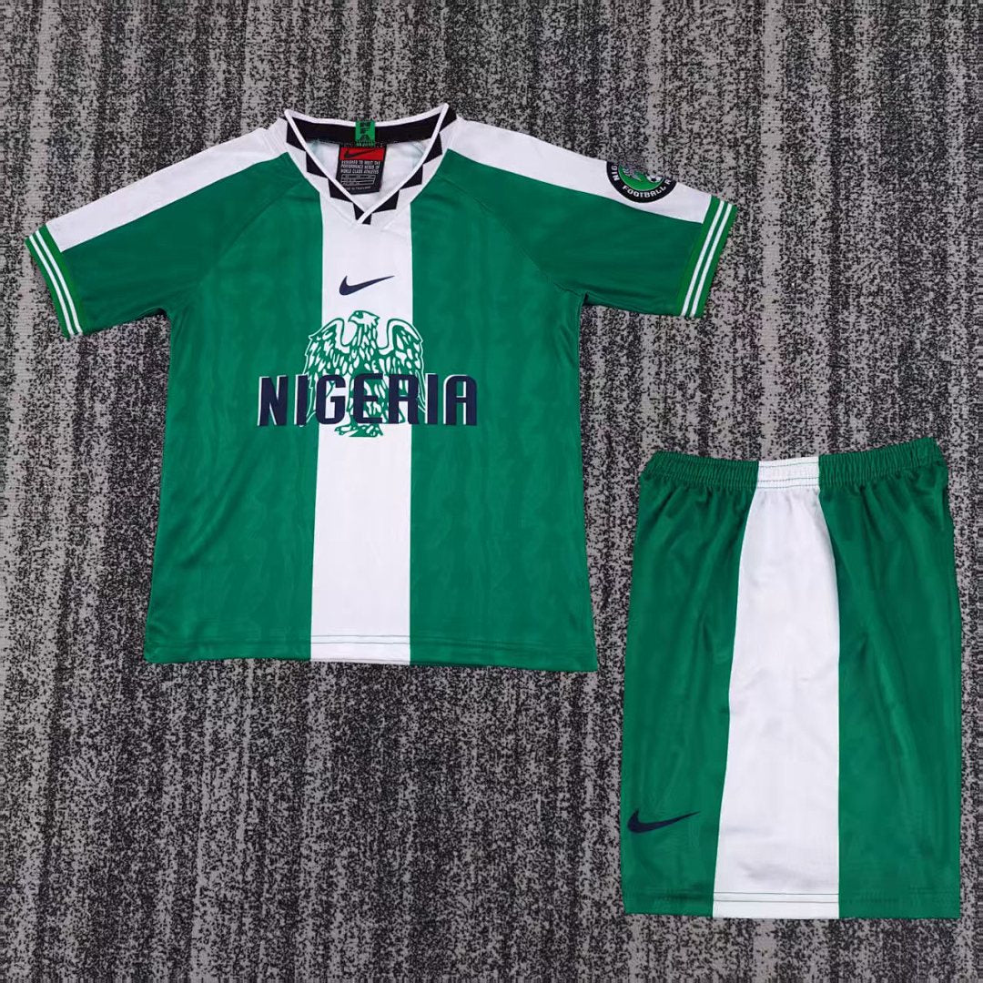 1996 Nigeria Home Retro Kids Jersey