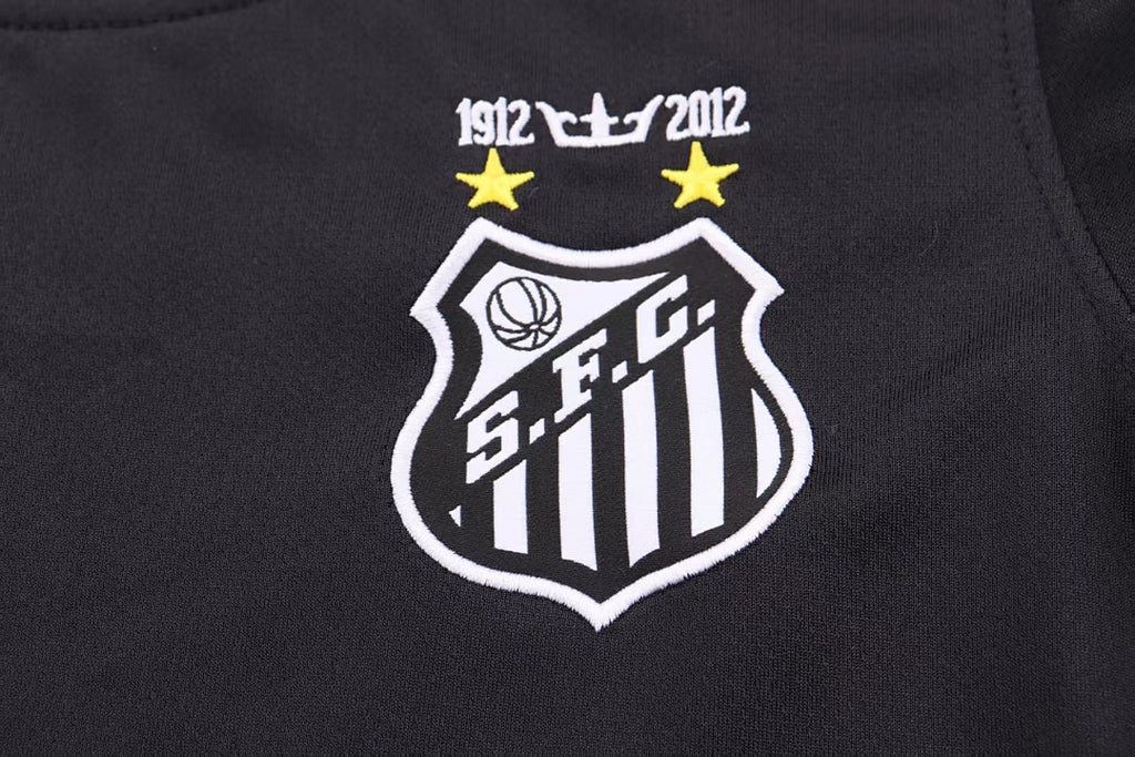 2013 Santos Black Special Retro Kids Jersey