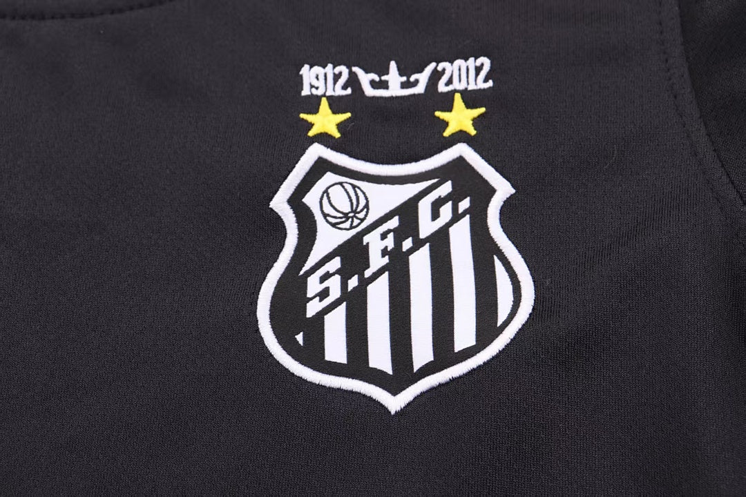 2013 Santos Black Special Retro Kids Jersey