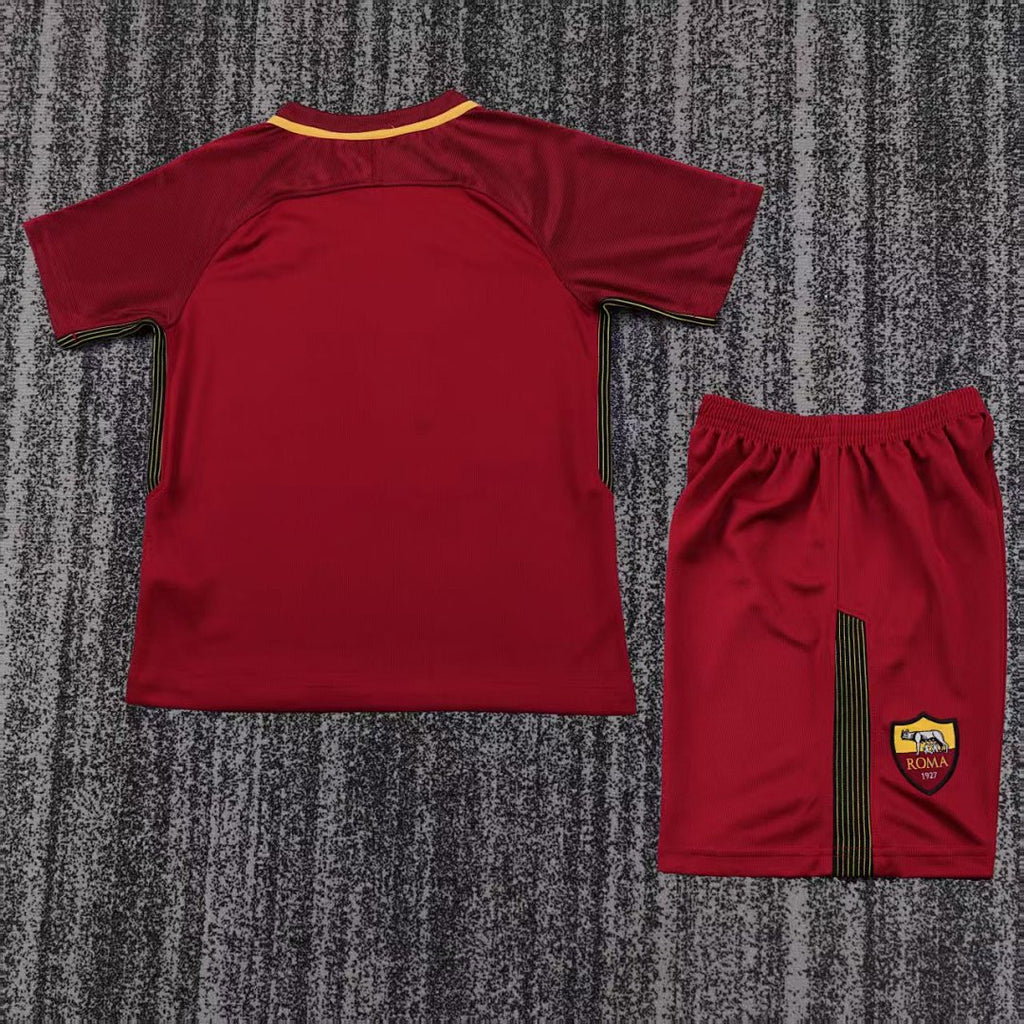 17/18 Roma Home Retro Kids Jersey