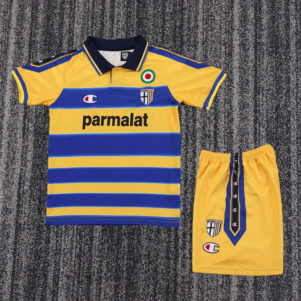 99/00 Parma Home Retro Kids Jersey