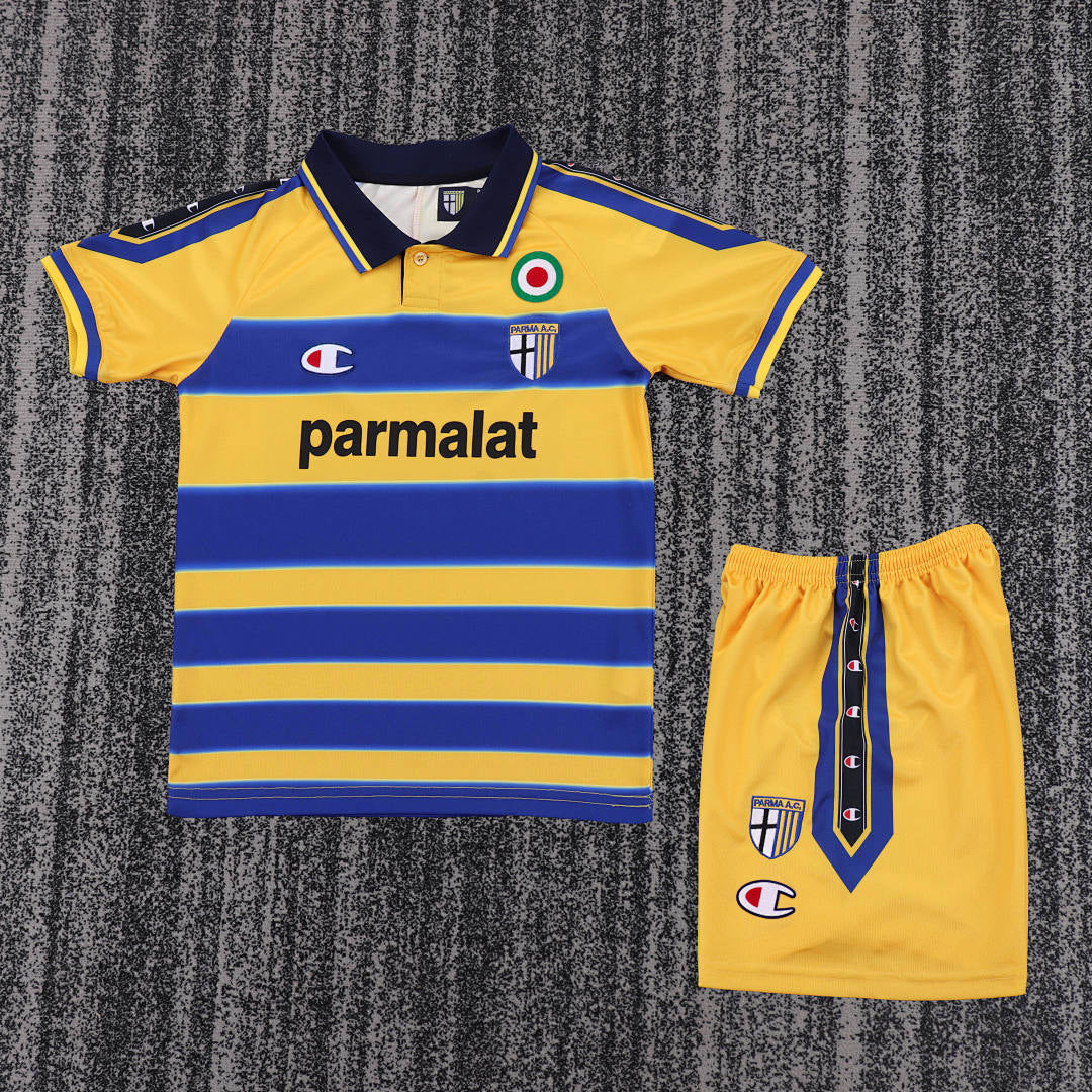 99/00 Parma Home Retro Kids Jersey