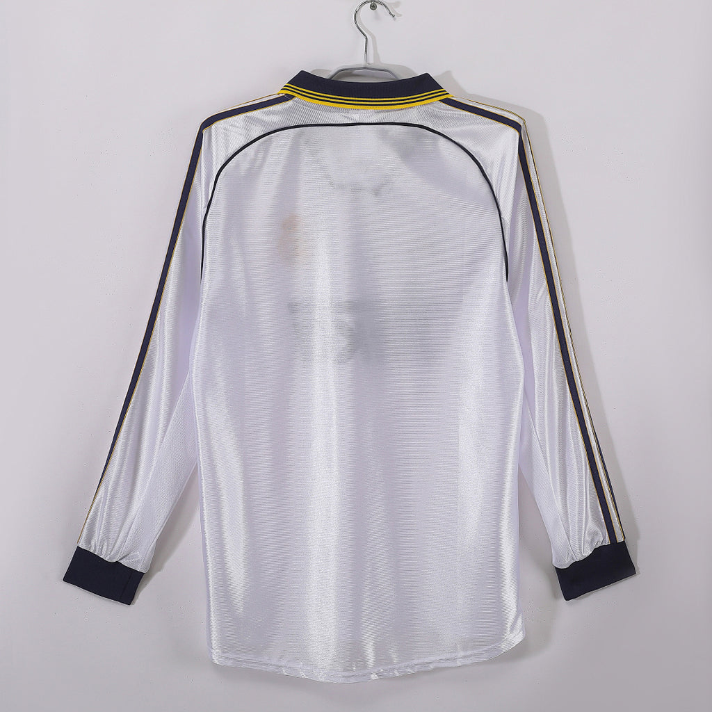 98/00 Real Madrid Long Sleeve Home Retro Jersey