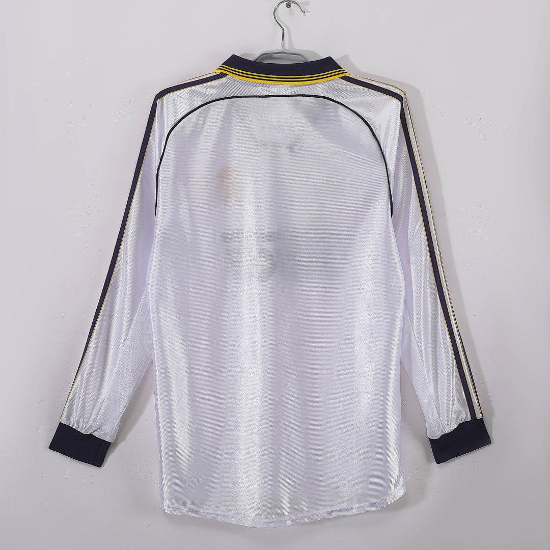 98/00 Real Madrid Long Sleeve Home Retro Jersey