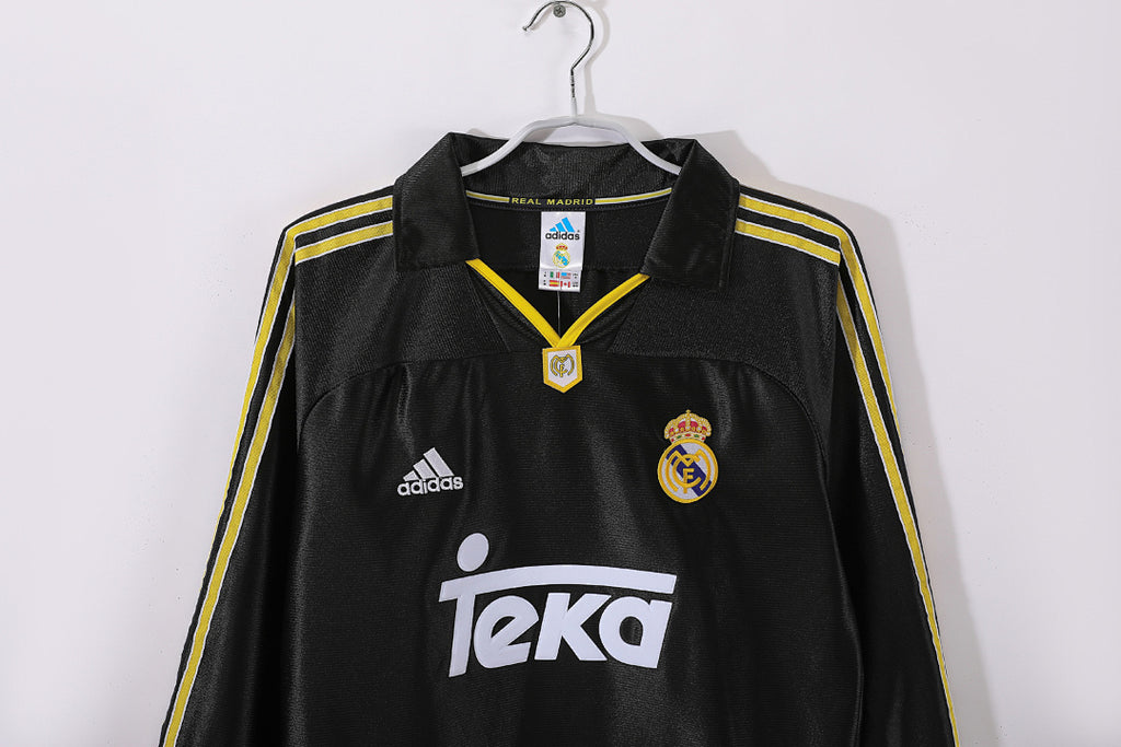 99/01 Real Madrid Long Sleeve Away Retro Jersey