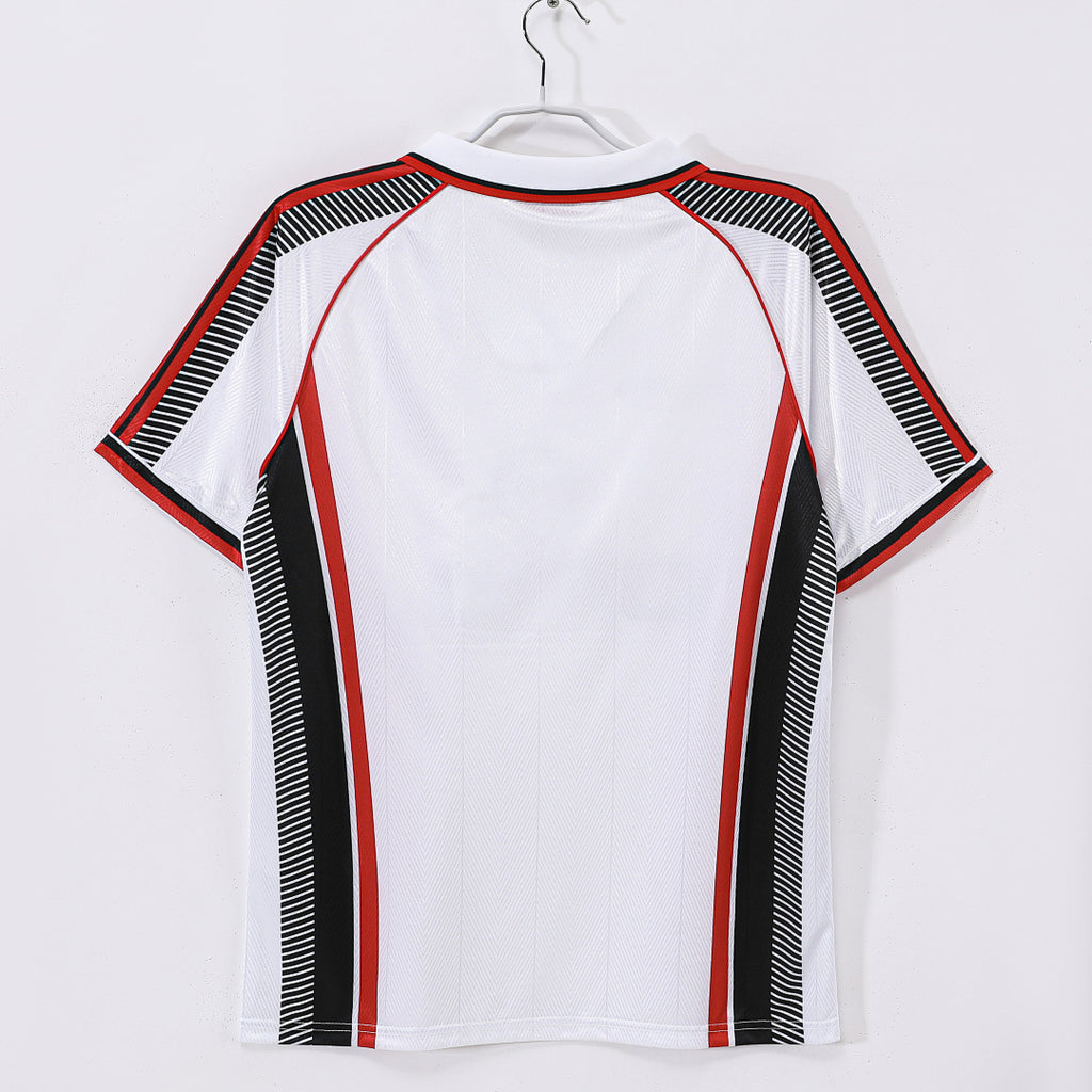 97/98 AC Milan White Away Retro Jersey