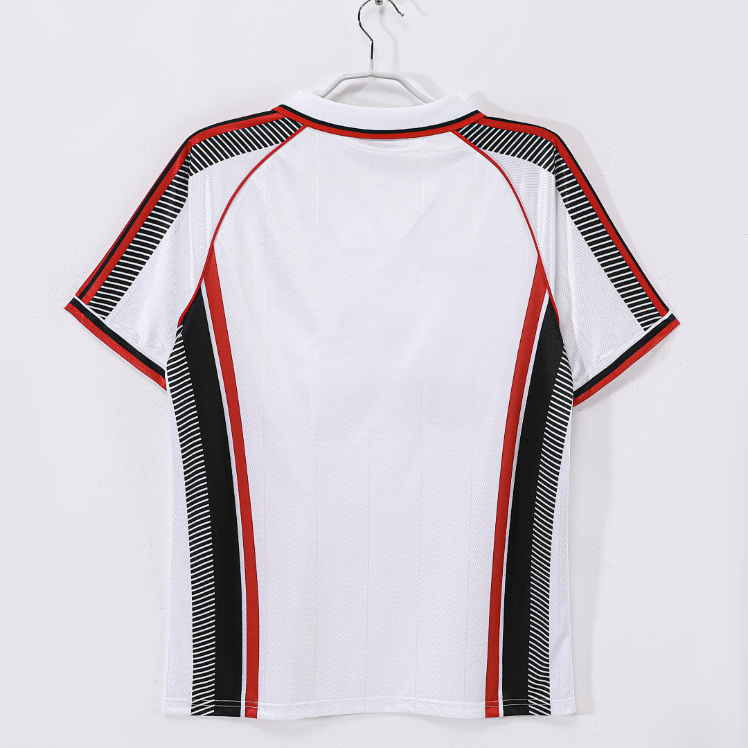 97/98 AC Milan White Away Retro Jersey