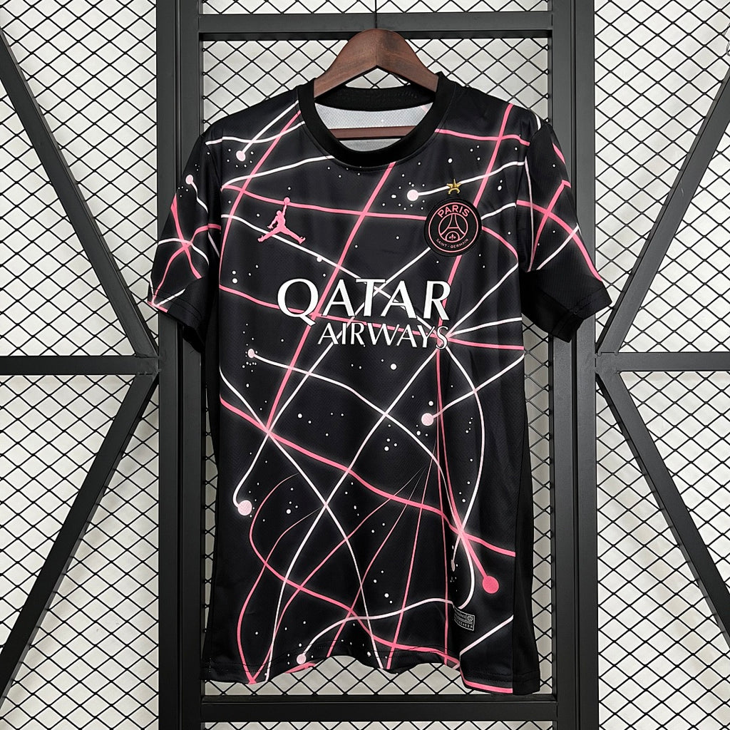 25/26 PSG Black Pink Lines Special Jersey