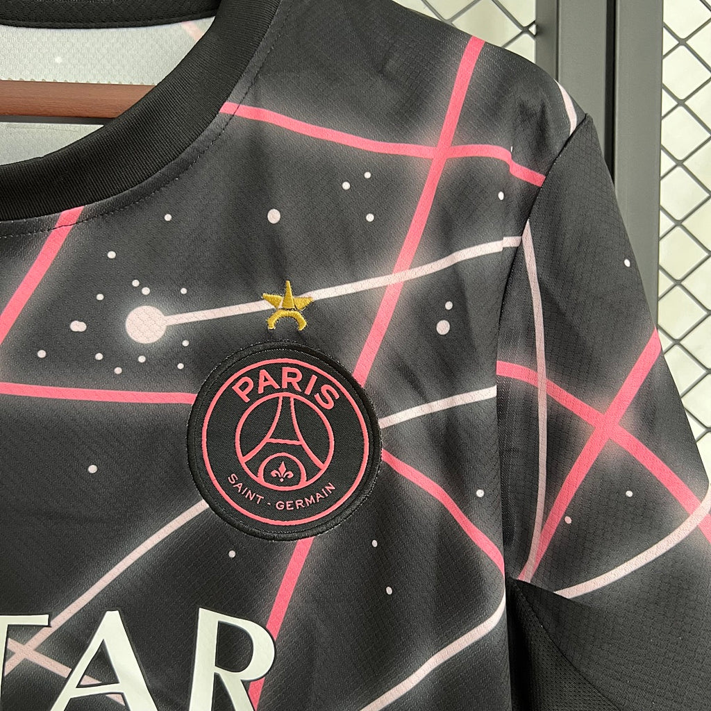 25/26 PSG Black Pink Lines Special Jersey