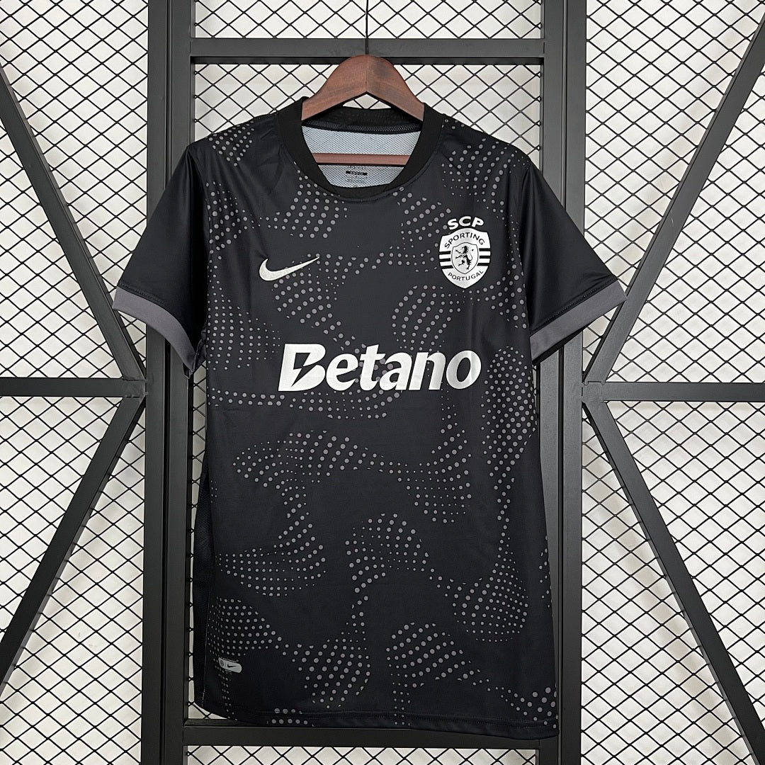 25/26 Sporting CP Black Pattern Special Jersey