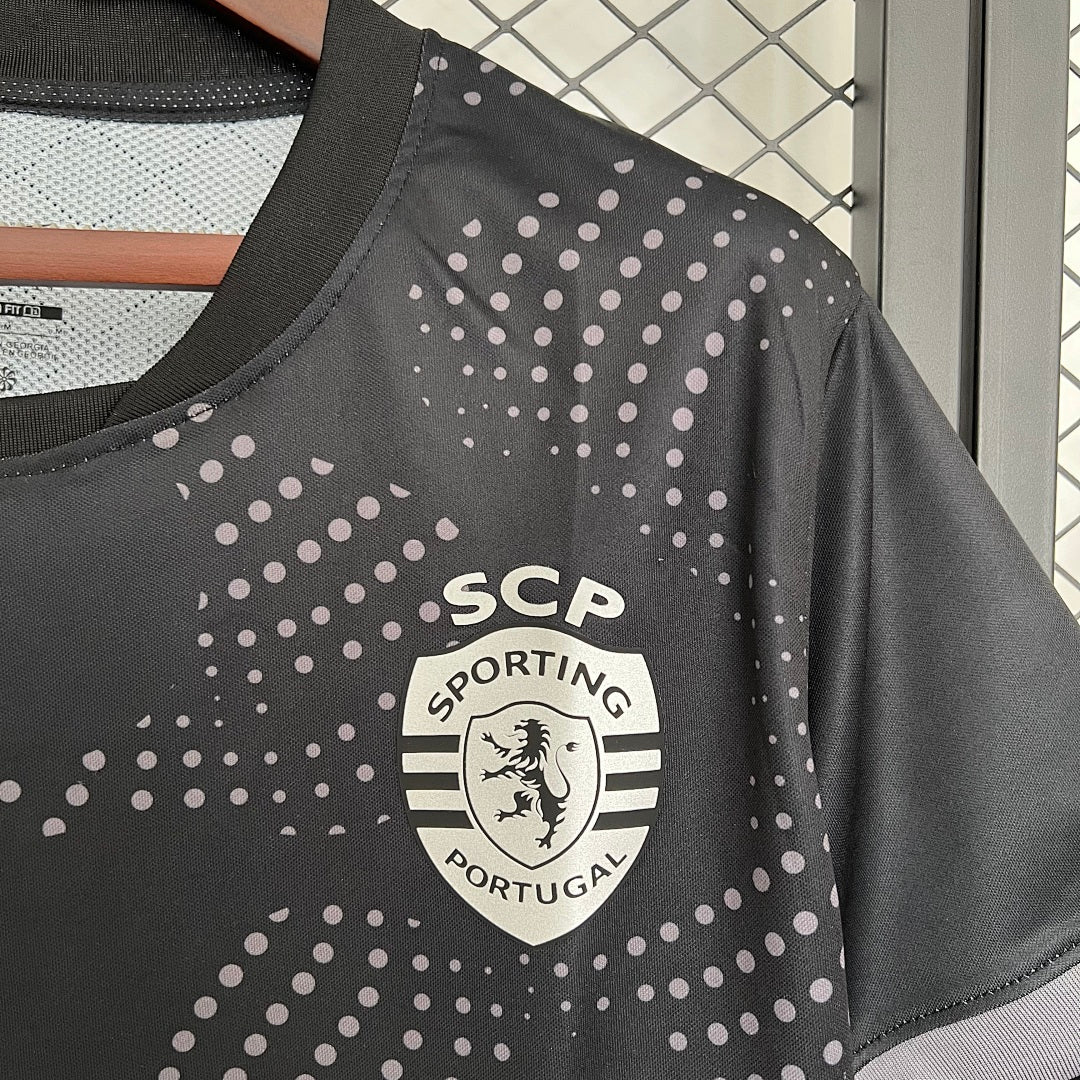 25/26 Sporting CP Black Pattern Special Jersey