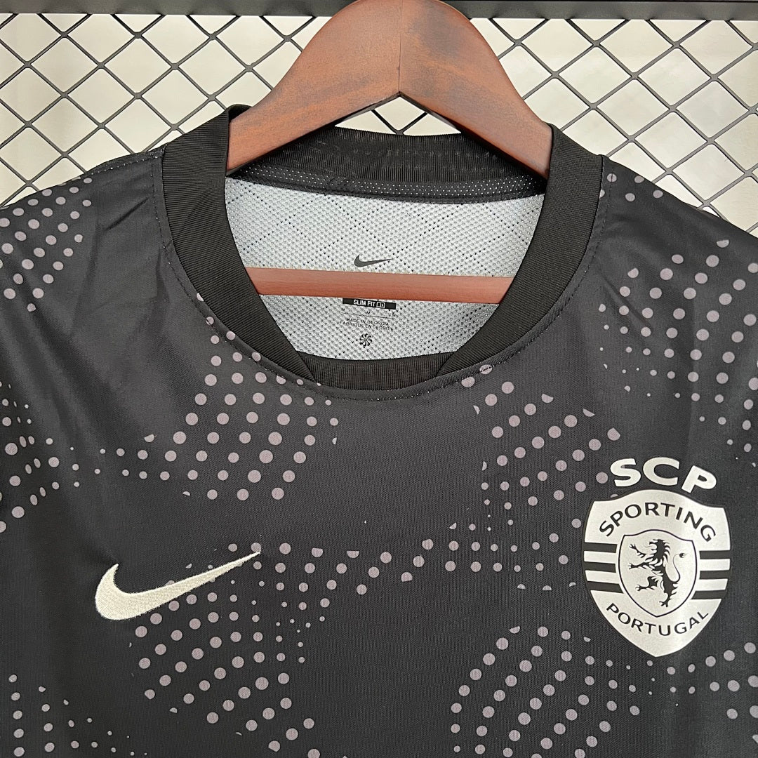 25/26 Sporting CP Black Pattern Special Jersey