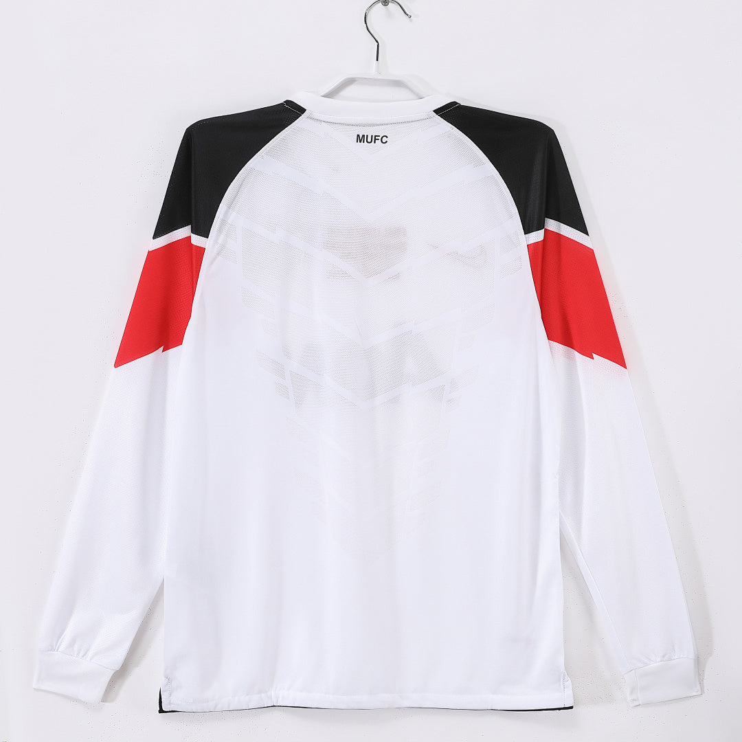 10/11 Manchester United Long Sleeve Away Retro Jersey
